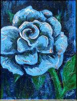 Nature - Blue Rose - Acrylic